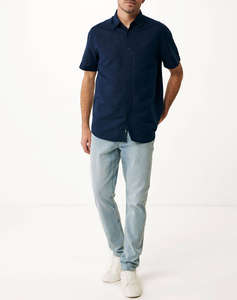 MEXX BRANDON Basic linen shirt short sleeve