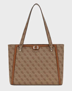 GUESS ORLINA LOGO NOEL TOTE GEANTA DE DAMA (Dimensiune : 21 x 15 x 6cm.)