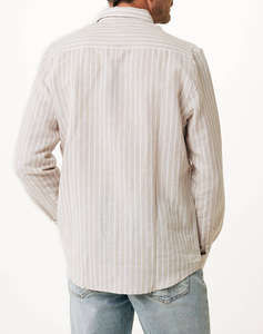 MEXX AIDEN Basic linen shirt striped