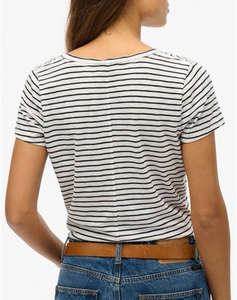 SUPERDRY D1 STUD SCOOP NECK TEE BLUZA DE DAMA