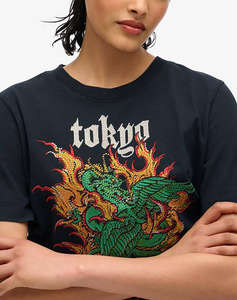 SUPERDRY D1 OVIN VL TOKYO RELAXED TEE BLUZA DE DAMA