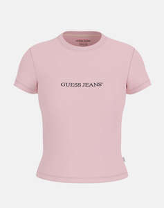 GUESS JEANS GJ SS CN SLIM LOGO PRINT TEE BLUZA DE DAMA