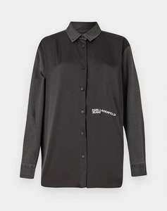 KARL LAGERFELD KLJ DM OVERSIZE SATIN LS SHIRT