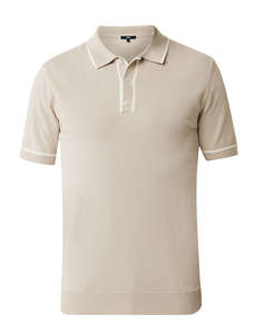 MEXX Knitted polo with tippings