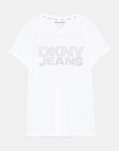 DKNY DJ4T1333 LOGO BLUZA CU MANECA SCURTA DKNY