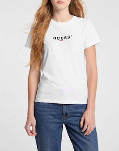 GUESS JEANS GJ SS CN REG 3D EMBR GUESS TEE BLUZA DE DAMA