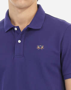 LA MARTINA BLUZA POLO KM MAN S/S POLO PIQUET STRETCH