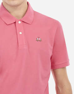 LA MARTINA BLUZA POLO KM MAN S/S POLO PIQUET STRETCH