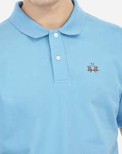 LA MARTINA BLUZA POLO KM MAN S/S POLO PIQUET STRETCH