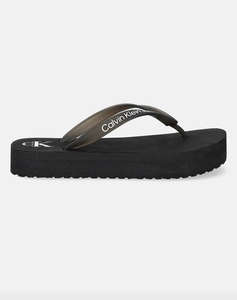 CALVIN KLEIN BEACH SANDAL FLATFORM TPU