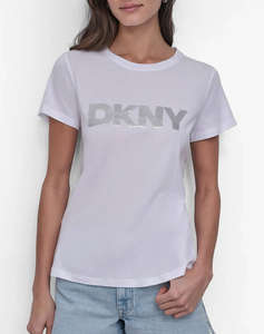 DKNY DJ4T1268 LOGO BLUZA CU MANECA SCURTA DKNY