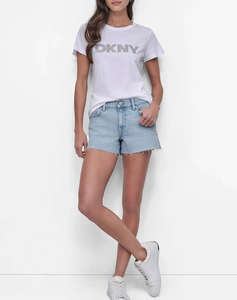 DKNY DJ4T1268 LOGO BLUZA CU MANECA SCURTA DKNY