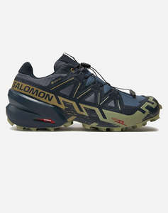 SALOMON TRAIL RUNNING - CROSS SPEEDCROSS 6 GTX GRISAILLE / CARBON / TEA INCALTAMINTE DE BARBATI