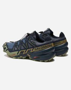 SALOMON TRAIL RUNNING - CROSS SPEEDCROSS 6 GTX GRISAILLE / CARBON / TEA INCALTAMINTE DE BARBATI