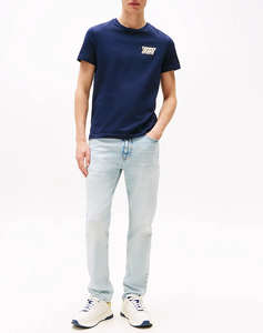 TOMMY JEANS TJM SLIM BUBBLE PRINT SS TEE EXT